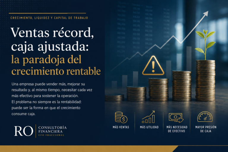 Ventas récord, caja ajustada: por qué crecer consume efectivo